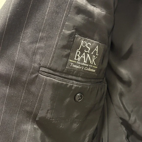 Jos. A. Bank Charcoal Pinstripe Blazer - Picture 4 of 5